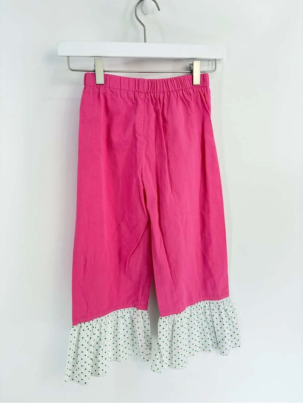 Hannah Kate Girls Pink & Multi Whale-Print Nautical Pant Set - Size 8